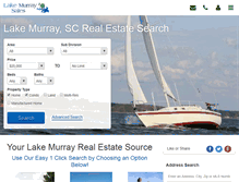 Tablet Screenshot of lakemurraysales.com